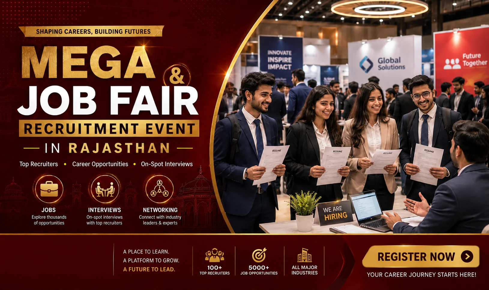 Jaipur Job Fest 2026 - Rajasthan’s Biggest Career, Hiring & Networking Event